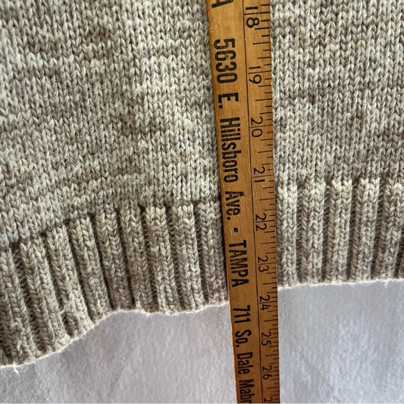 Vtg Beaver Canoe Fair Isle Wool Blend Cardigan Sweater Men XS/Women Med Outdoor - Picture 8 of 8